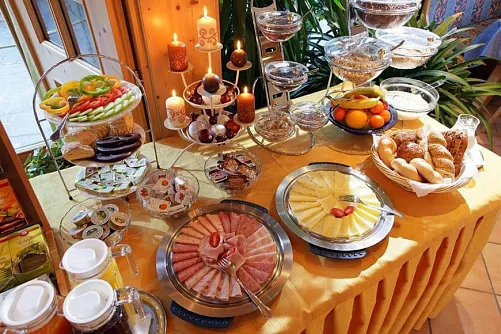 Frühstücksbuffet Pension Wolfsegg - Kirchberg Frühstücksbuffet Pension Wolfsegg - Kirchberg